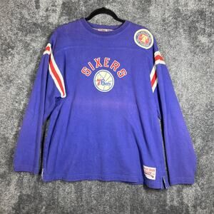 Philadelphia 76ers Shirt Mens Medium Purple NBA Basketball Moonlight Graham